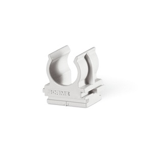 Abrazadera Clipper 20mm Color Blanco