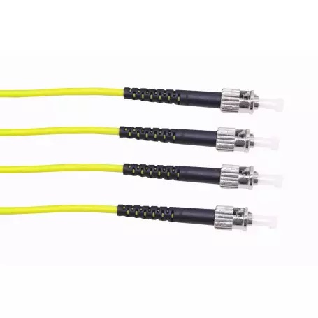 Pigtail Fibra Optica Monomodo ST 4 Unidades 1,5 mt Amarillo