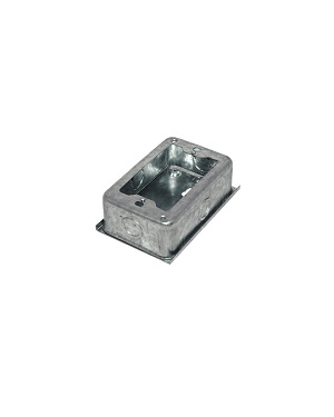 Caja Chuqui Metalica Zincada 75x116mm 