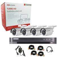 Kit DVR 4CH 4 Bullet Hikvision DS-J142I/7204HQHI-M1/D+4CAM 1080P IR IP66