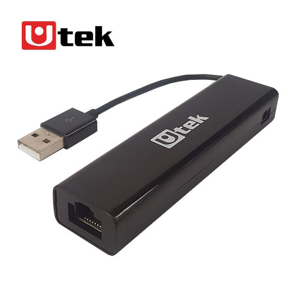 Adaptador USB a RJ45 Utek UT-USBLAN 2.0