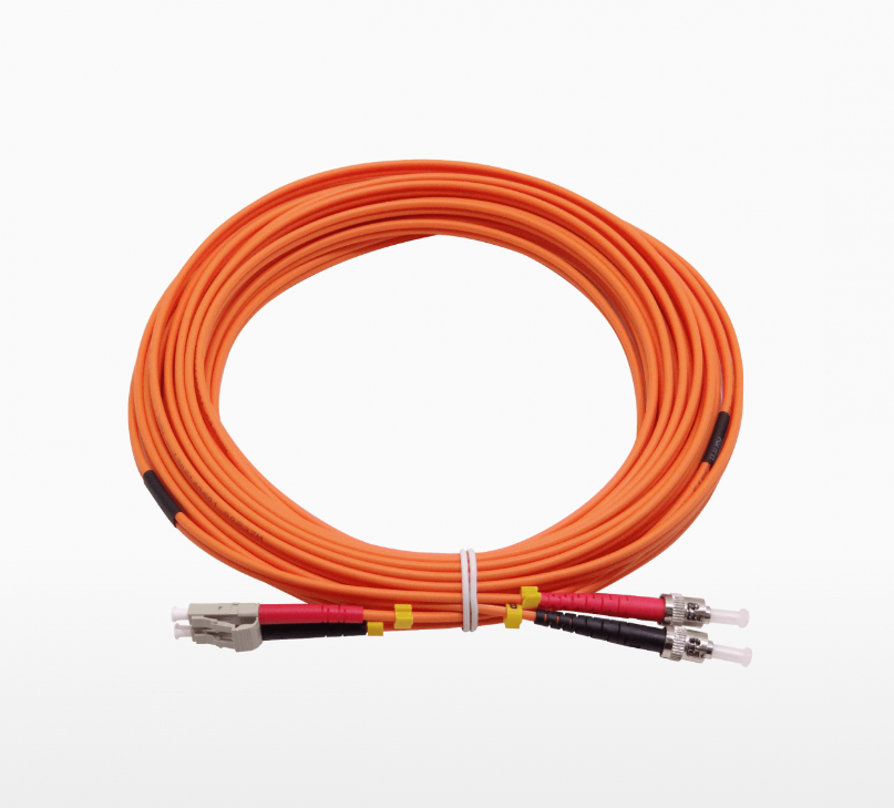Jumper Fibra Optica LC-ST Multimodo OM1 Fibra JFMLT10 62.5/125um 10 Metros Dx
