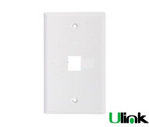 Faceplate Red Simple Generico Blanco