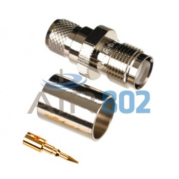 Conector Coaxial RP-TNC JACK AIR802 CN4RTJC Hembra Serie 400