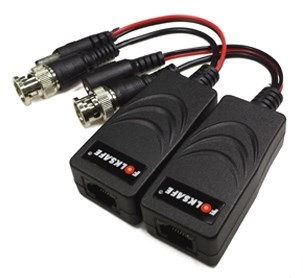 Video Balun HD Terminal Cable BNC + Input Power FS-HD4301VP