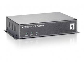 Repetidor PoE LevelOne Cascadable POR-0100