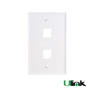 Faceplate Red Doble Ulink UL-NTW50122 Blanco