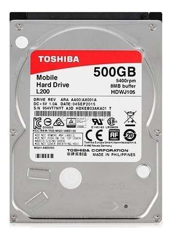 Disco Duro 500GB Toshiba HDWD105 P300 3.5 Interno