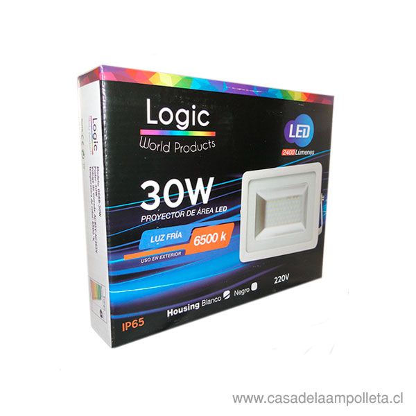 Proyector de Area LED Logic 30W Luz Fria