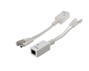Adaptador PoE Conectores CC de 4.8 mm x 1.7 mm AIR802 POEPASS-GB-04 Gigabit 10/100/1000 