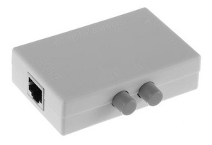 Conmutador Red Ethernet 2 Entradas 1 Salida