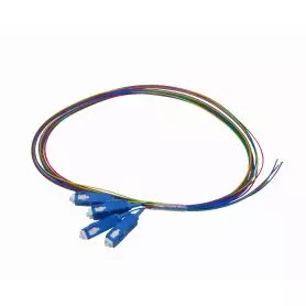 Pigtail Fibra Optica QTFTTH 4 Unidades SC Monomodo 1,5 mt