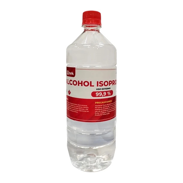 Alcohol Isopropilico 1000cc para Limpieza