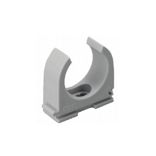 Abrazadera Clipper 25mm gris