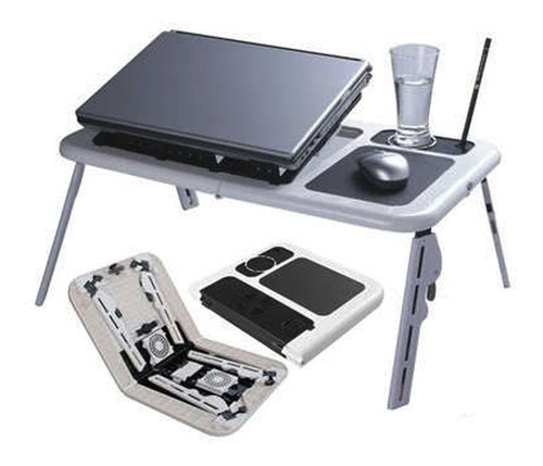 Mesa computador portatil ventilador, pad mouse, multifunctional 