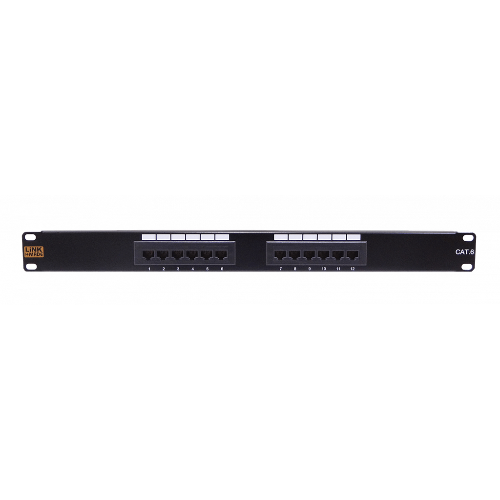 Patch Panel LinkMade Cat6 12P 1U