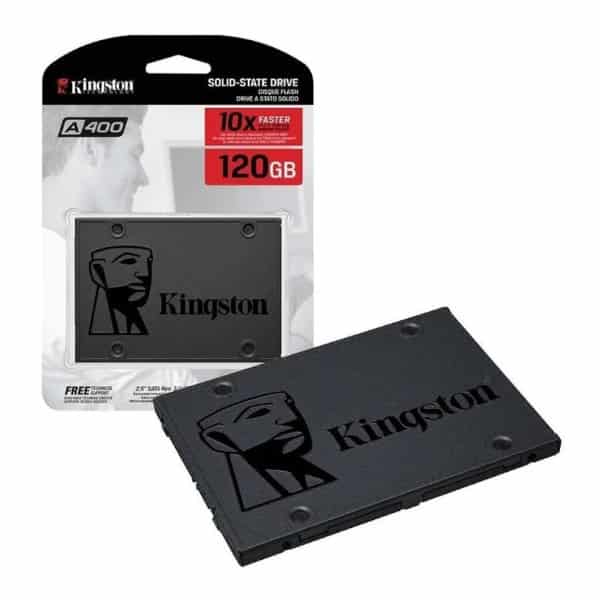 Disco Duro Solido Kingston SSD 120GB 500/320MB/s L/E A400 Sata3 2.5