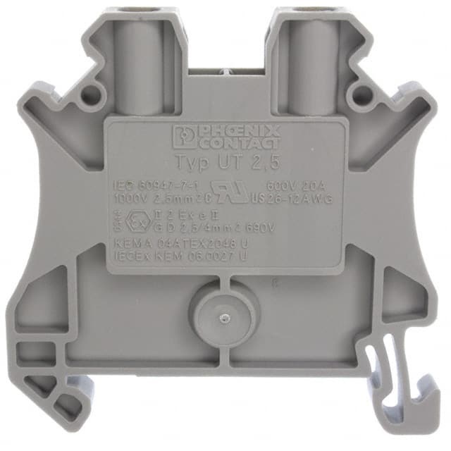 Borne Portafusible Phoenix Contact 5x20 60V con LED