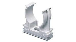 Abrazadera Clip 32 mm Blanco