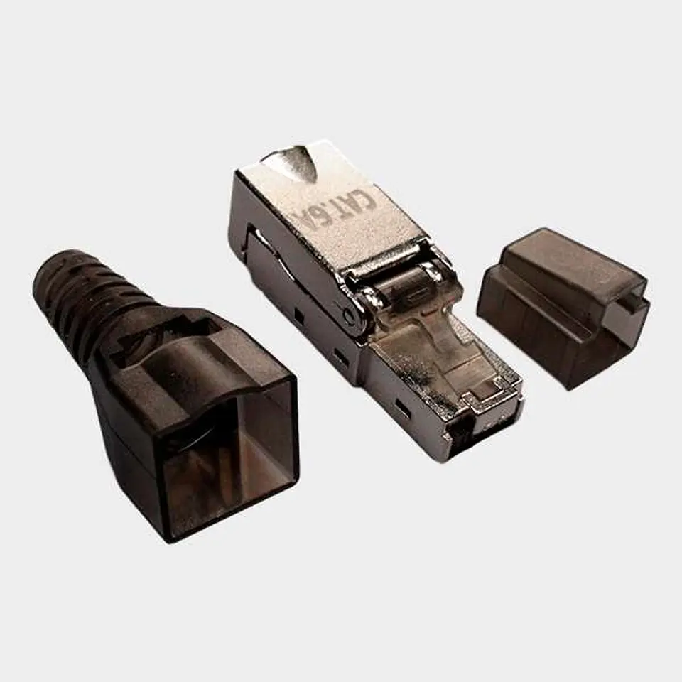 Conector RJ45 Cat6A FTP Autoponchable