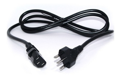 Cable de Poder C13 a Nacional 1.8M  Negro