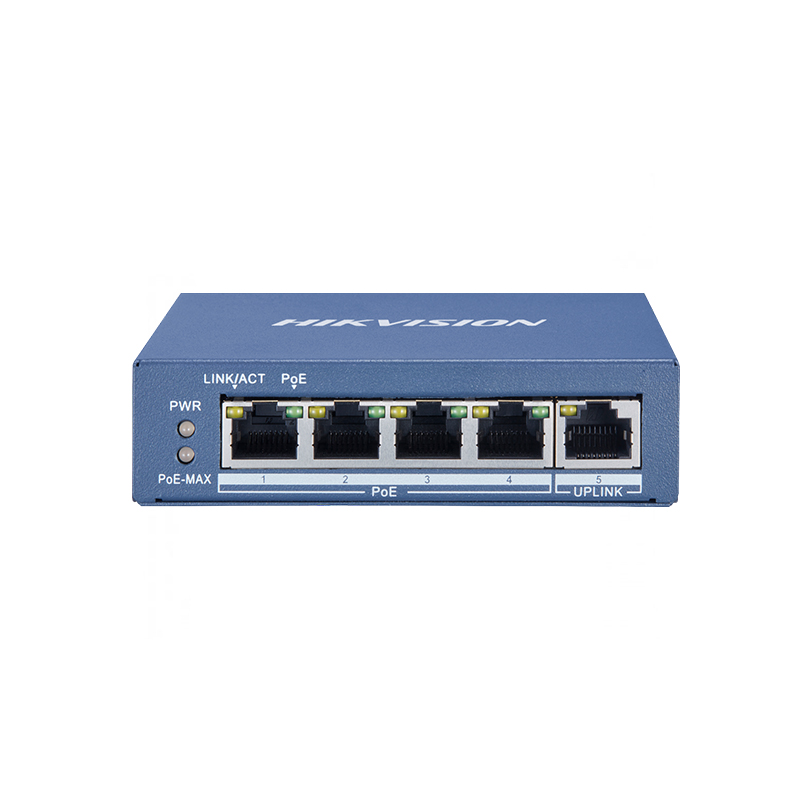 Switch Poe 4p Hikvision DS-3E-0505E-E + 1p Gigabit Layer