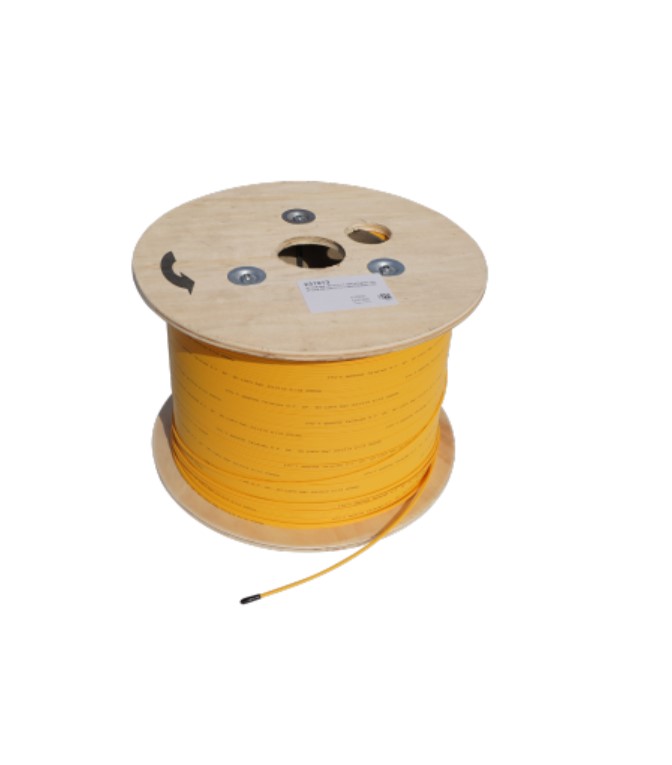 Cable Fibra Optica SM 2F Tipo Drop LSZH Amarillo