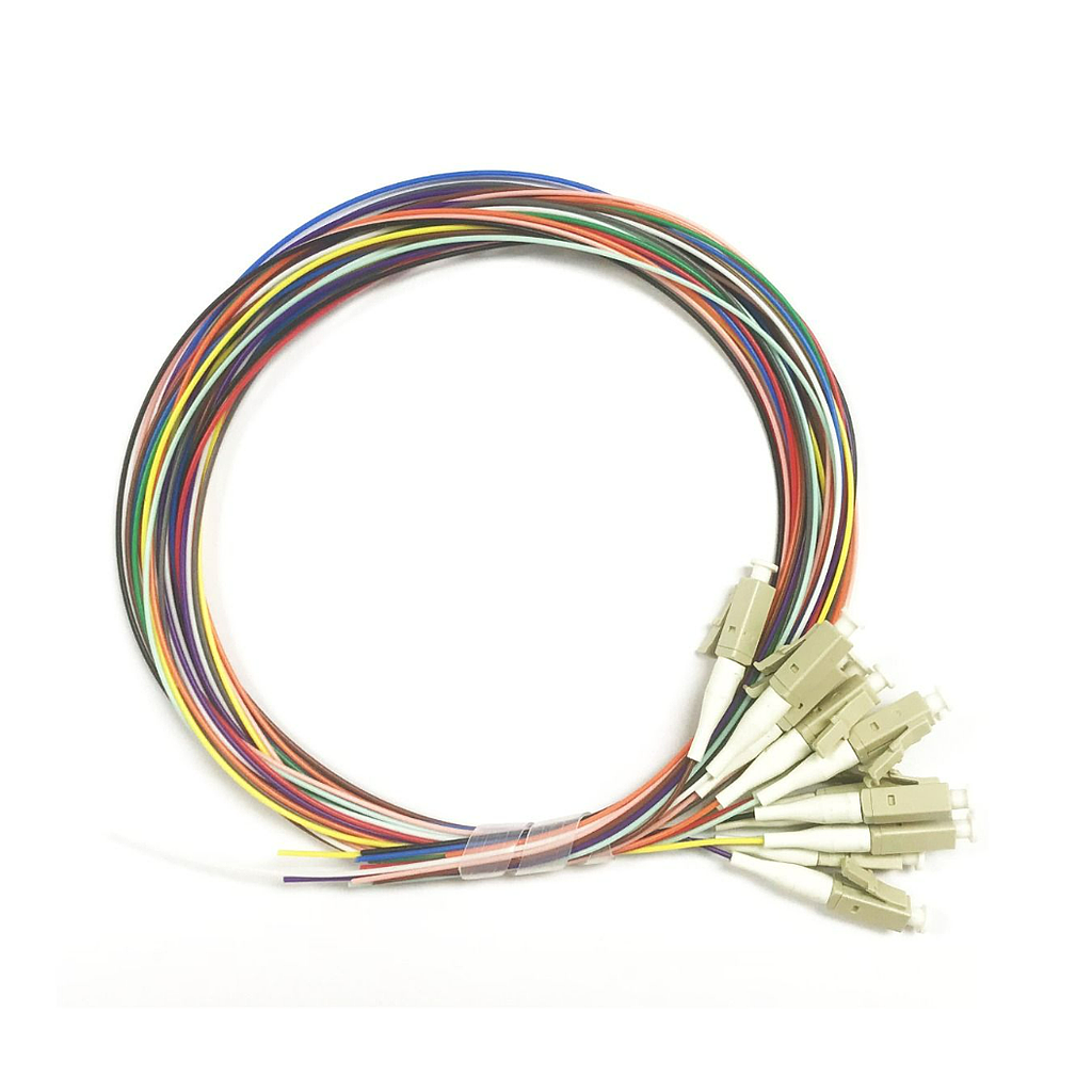 Kit Pigtail 12 colores LC MM Trimerx P06539 OM3 900Um 1M 