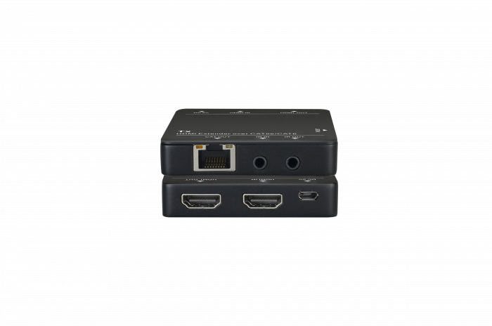 Kit Convertidor Extensor HDMI sobre Cat5/6 LevelOne HVE-9006 Color Negro, 1080P 50M