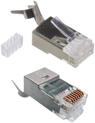 Conector RJ45 Metalico con Abrazadera HY-RJ-10800004-F88-2P 