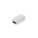 Modulo Keystone USB a USB Plastico Blanco