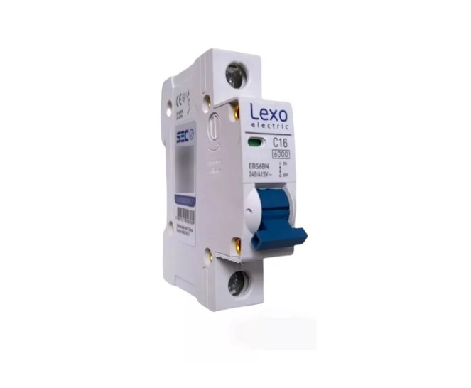 Interruptor Automatico 16A Lexo EBS6BN Curva C 249/415V