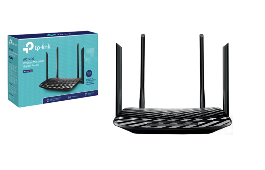 Router inalambrico Gigabit Tp-Link AC1200 MU-Mimo Archer C6 