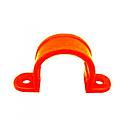 Abrazadera Conduit 20mm Alfaplas FE120816020 PVC naranjo Tipo Omega 