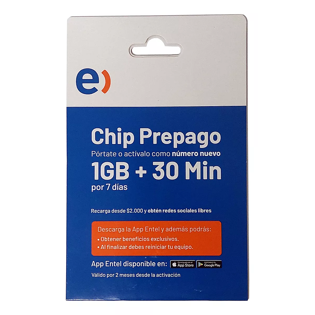 Chip Entel Prepago