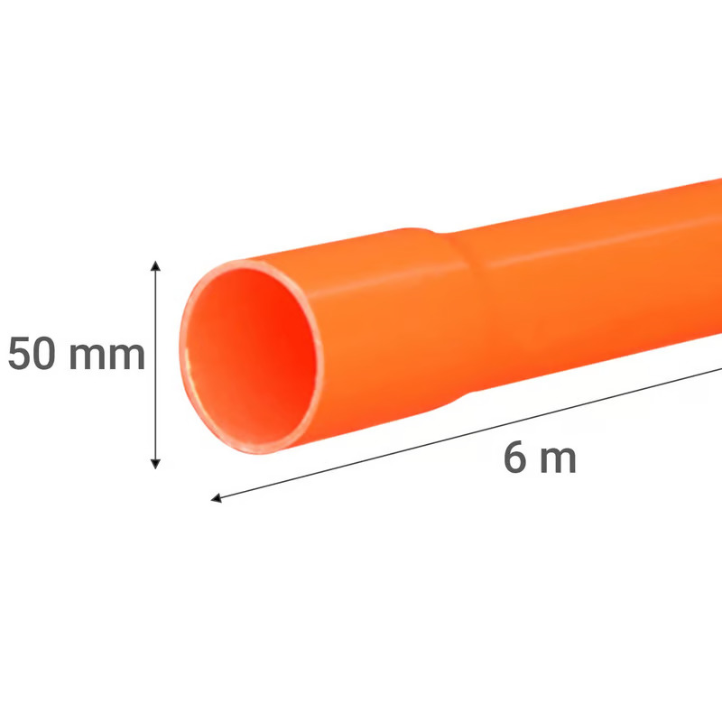 Tubo conduit PVC 50mm x mt
