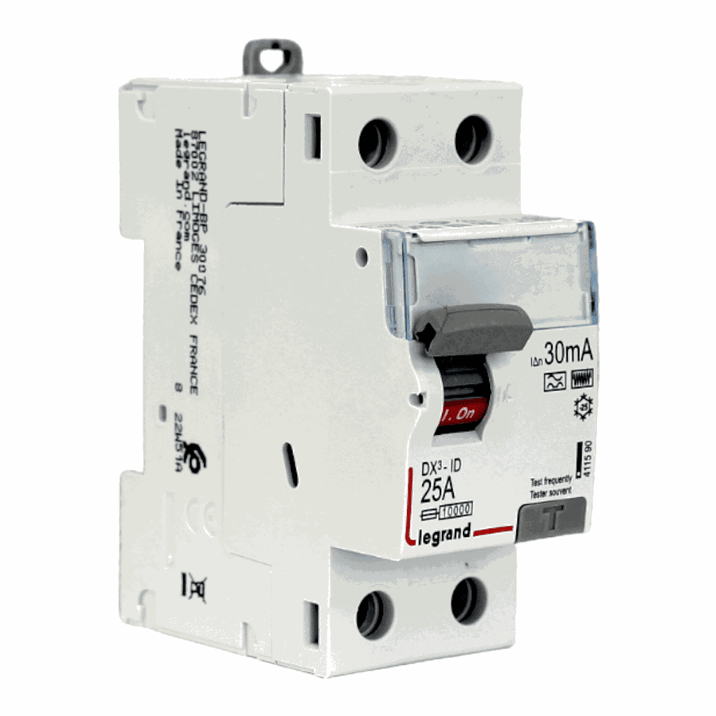 Interruptor Diferencial Legrand 2x 25A 30mA-HPI 2P 411590