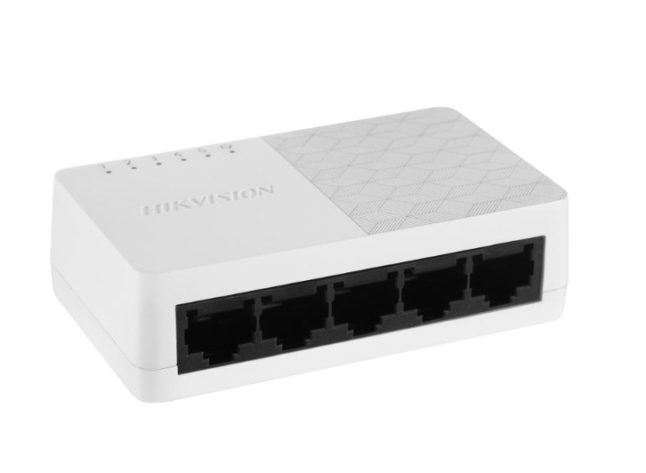 Switch 5P Gigabit Hikvision DS-3E0505D-O Color Blanco
