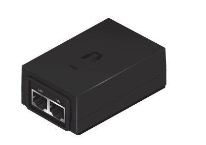Adaptador PoE UBIQUITI POE-48-24W-G 2 RJ45 48V 24W Negro