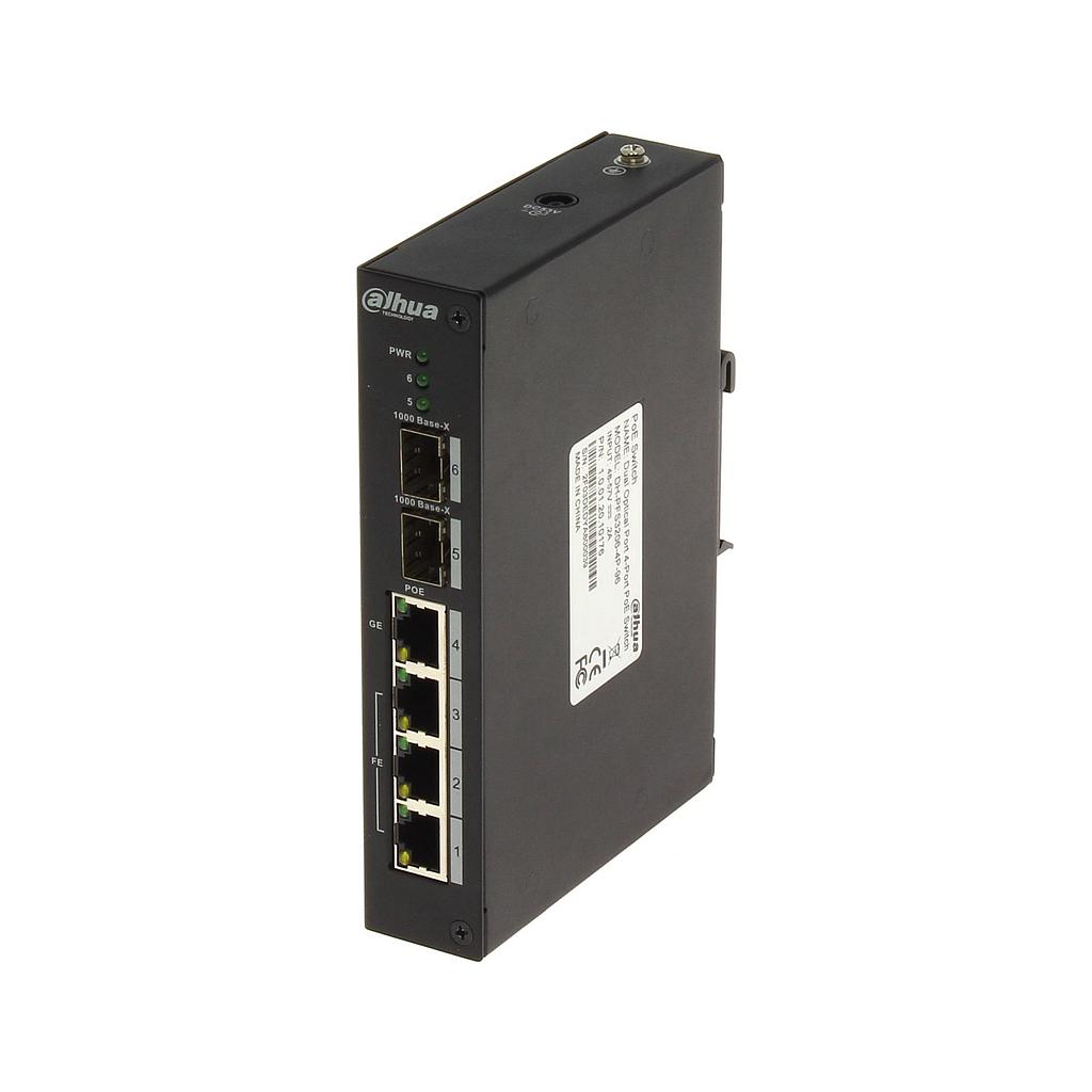 Switch PoE 4P Dahua PFS3206-4P-96