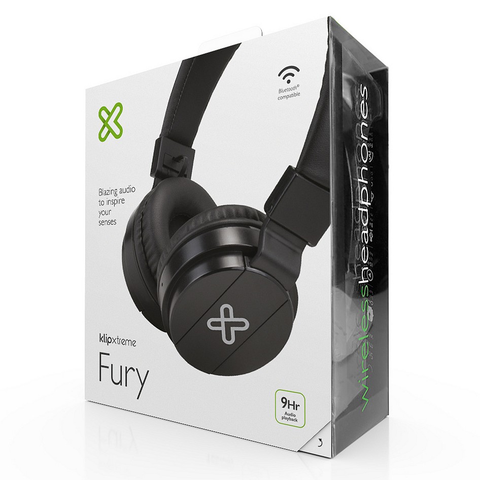 Audifonos Bluetooth Klip Extreme Fury KHS-620BK Bateria de Litio Recargable