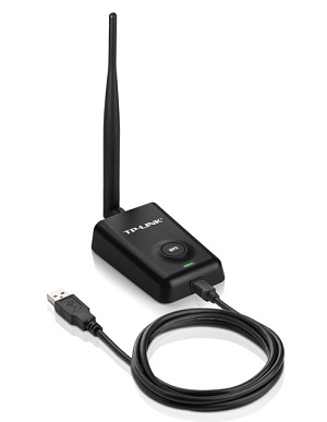 Adaptador USB Inalambrico TP-LINK TL-WN7200ND de Alta Potencia 150Mbps