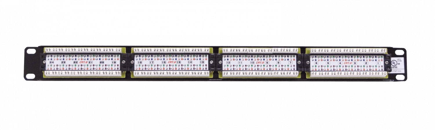 Patch Panel 1U PP624L Linkmade 24-Rj45 CAT6 