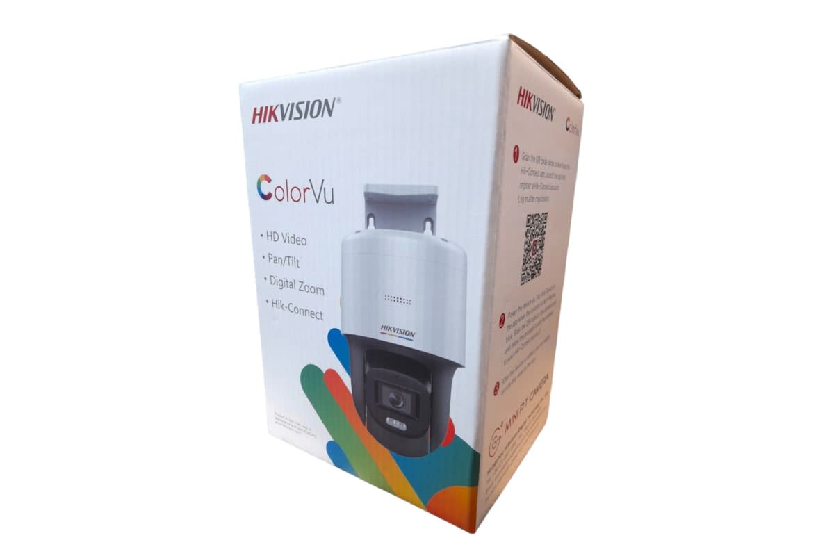 Mini Domo IP Hikvision DS-2DE2C400SCG-E(F0) PT 4MP ColorVu Luz 30M