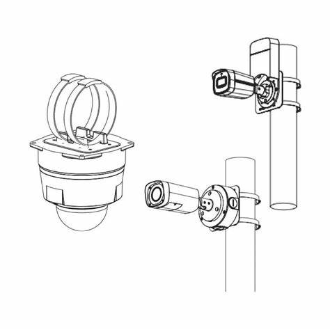 Soporte Camara Dahua DH-PFA152-E Mastil 3kg