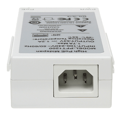 Inyector High PoE 60W Dahua PFT1200